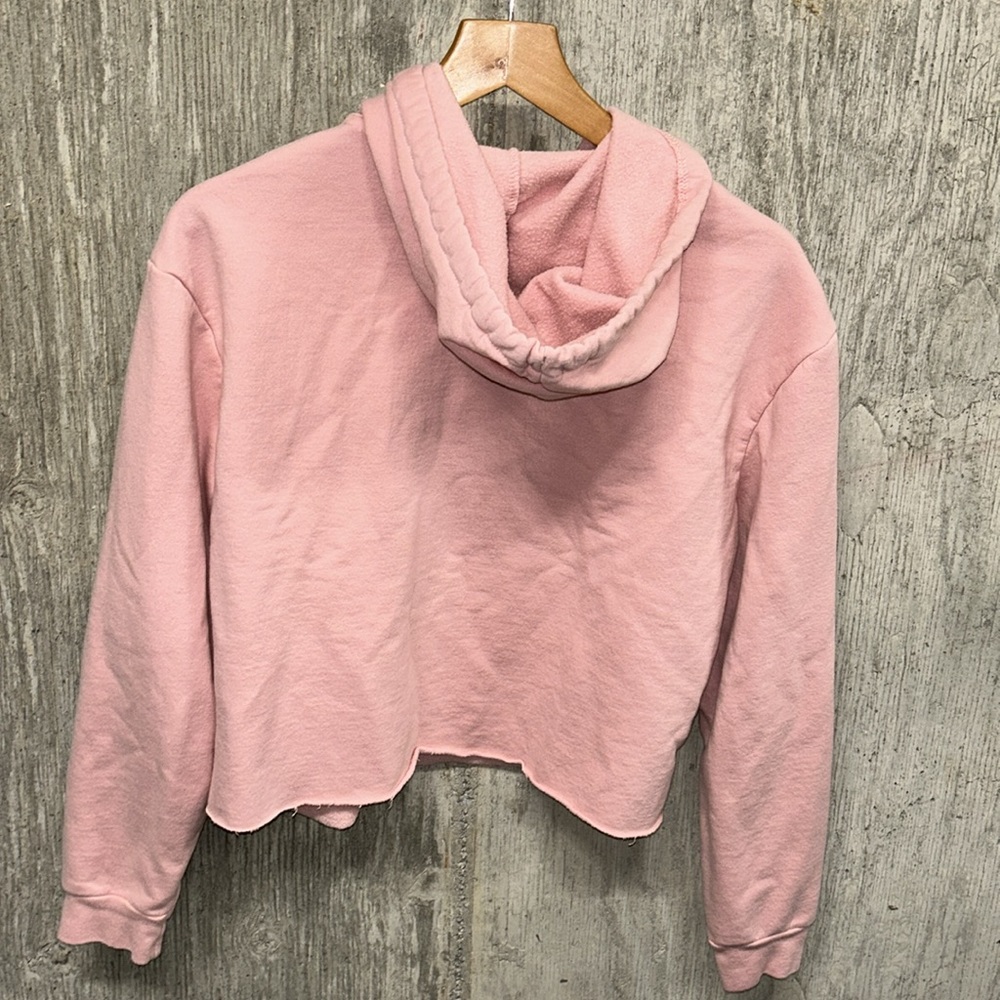 Coca-Cola Pink‎ Hooded Cropped Sweatshirt- Medium - Picture 4 of 4
